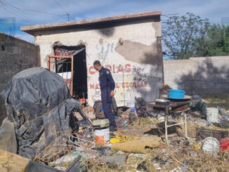 Realiza Bomberos recorridos preventivos para evaluar predios, inmuebles descuidados o en abandono en la colonia 3 de Mayo