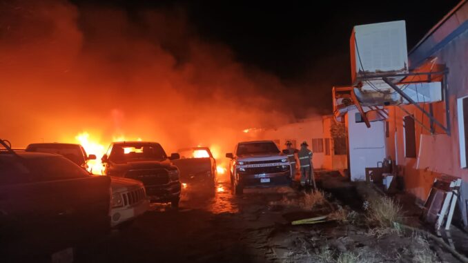 Investiga Fiscalía de Distrito Zona Centro incendio en oficinas del Ministerio Público en Ojinaga