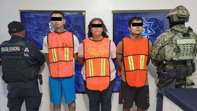 Detienen a 3 con armas de fuego y drogas