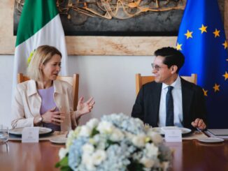 Canciller Velasco se reúne con alta representante de la UE; celebran Diálogo Estratégico