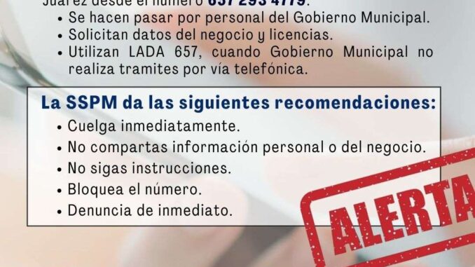Emiten alerta por falsos funcionarios que buscan datos de negocios
