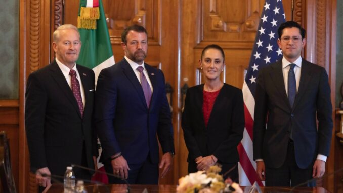 Sheinbaum y el secretario de Seguridad de Estados Unidos acuerdan colaboración bilateral