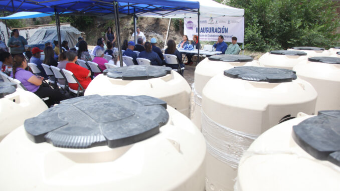 Inauguran JCAS y Municipio de San Francisco del Oro rehabilitación del subcolector Cantaranas