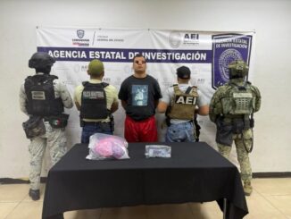 Detiene COE a un hombre, aseguran mariguana y dinero en cateo a vivienda del fraccionamiento Senderos de San Isidro