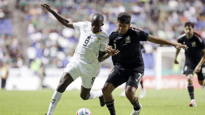 México vence 2-0 en juego amistoso a Ghana