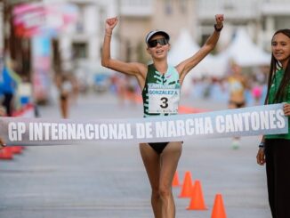 Conquista Alegna González el Gran Premio Internacional de Marcha Cantones