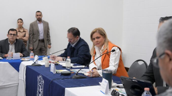 Maru Campos preside Mesa Estatal de Seguridad en ciudad Cuauhtémoc