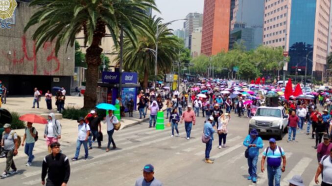 Segob y SEP reiteran llamado al diálogo a la CNTE tras marcha en la CDMX
