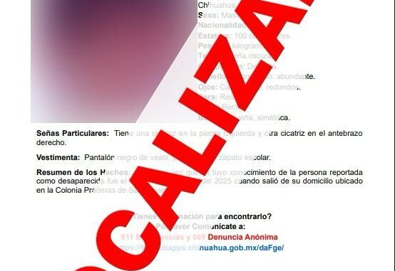 Localiza Fiscalía de Distrito a dos niños y un adulto con reporte de ausencia en Chihuahua