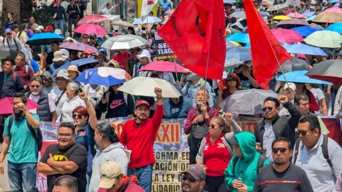 Un muerto en el campamento de la CNTE en CDMX, ¿qué ocurrió?