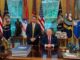 Trump recibe a Flávio Bolsonaro en la Casa Blanca para respaldar su candidatura