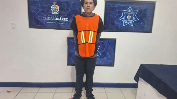 Lo detienen con cristal, será investigado por asalto a comercio