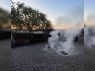 Nacimiento de géiser en Michoacán será investigado por la UNAM y el Cenapred