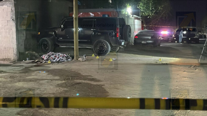 Asesinan a balazos a un hombre en el exterior de un domicilio de la colonia El Porvenir