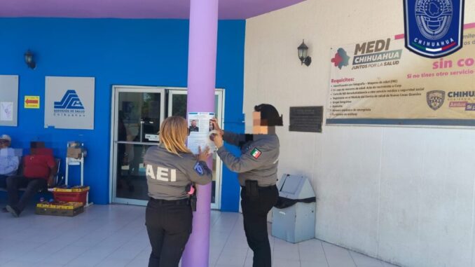 Realizó AEI operativo de pega de pesquisas y búsqueda de dos personas en Casas Grandes y Nuevo Casas Grandes