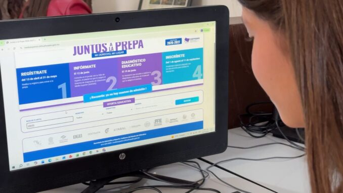 Concluye el domingo 31 de mayo registro de ingreso a preparatoria