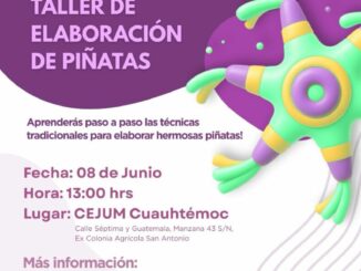 Organiza CEJUM Cuauhtémoc curso para elaboración de piñatas