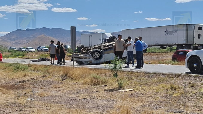 Trágico accidente en la autopista Chihuahua-Juárez deja dos fallecidos y seis personas lesionadas
