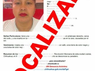 Localizan sana y salva a mujer reportada como ausente en Juárez