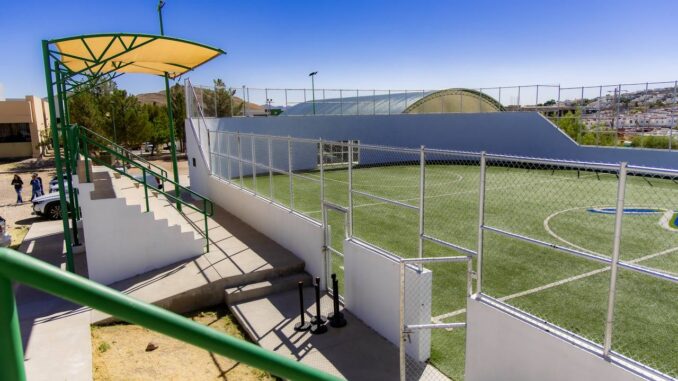 Entrega Marco Bonilla mejoras deportivas en la UTCH Cantera, obra ganadora del Presupuesto Participativo 2024