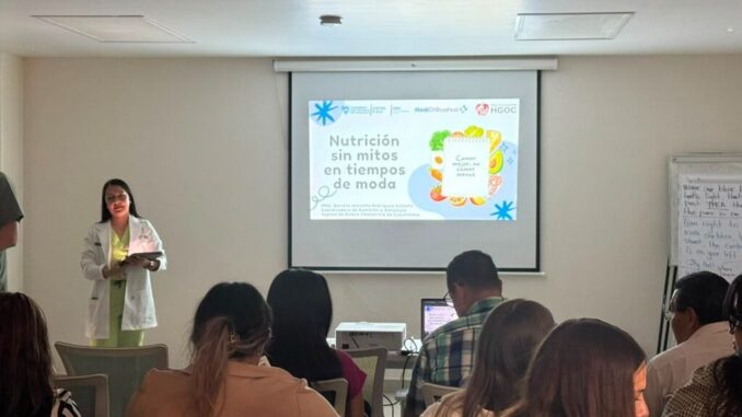 Imparten a personal de CEJUM y FGE programa de Promoción de Salud