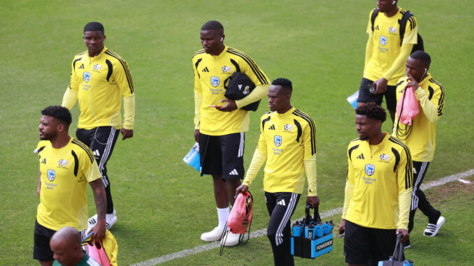 Sudáfrica ya entrena en Pachuca para debutar contra México en una semana