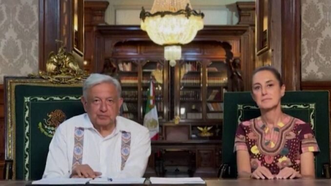 AMLO publica carta defendiendo a Claudia Sheinbaum ante “prácticas intervencionistas” de EEUU