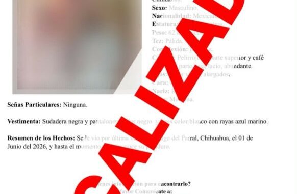 Localiza FDZS a adolescente con reporte de ausencia en Parral