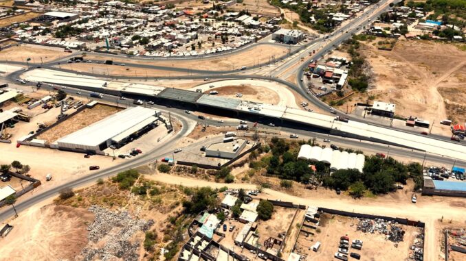 Avanza la construcción del puente de Fuerza Aérea; ya trabajan en la losa superior