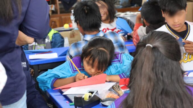 Realiza SPyCI Tercera Jornada de Participación Infantil en la comunidad escolar Kali Rosákame